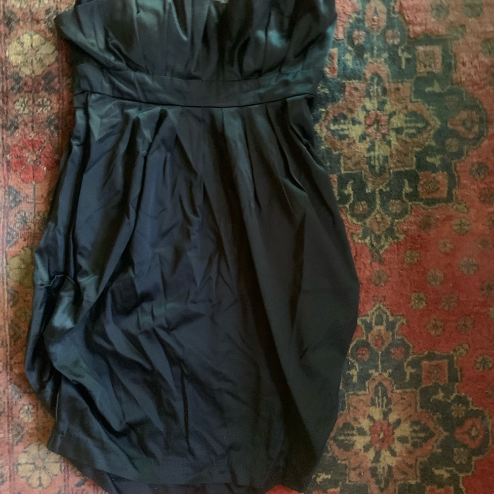 Vintage Pleated Sheath Mini Dress